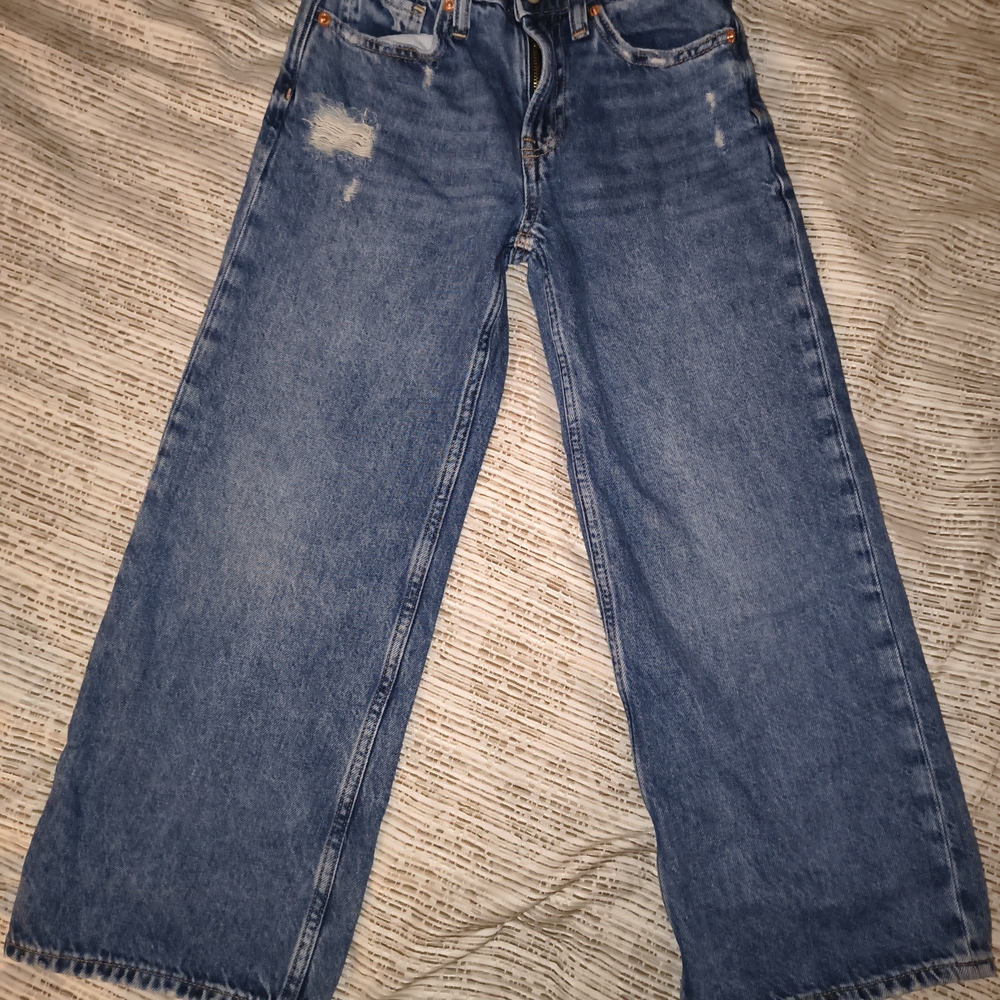 GAP Kids Denim Jeans Wide Leg Size 8